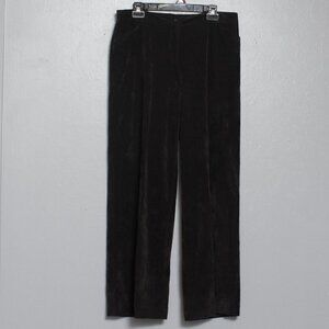 J Jill black rayon corduroy pants